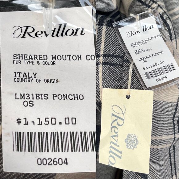 Vintage Revillon Sheared Mouton
Poncho | Dark Academia Fur Cape Jacket size 42 - Picture 13 of 13